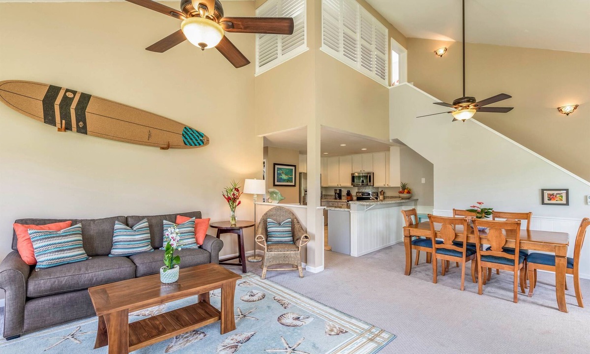 Poipu Condo | 3BR/3BA Penthouse: Central A/C! Short Walk 2Beach!