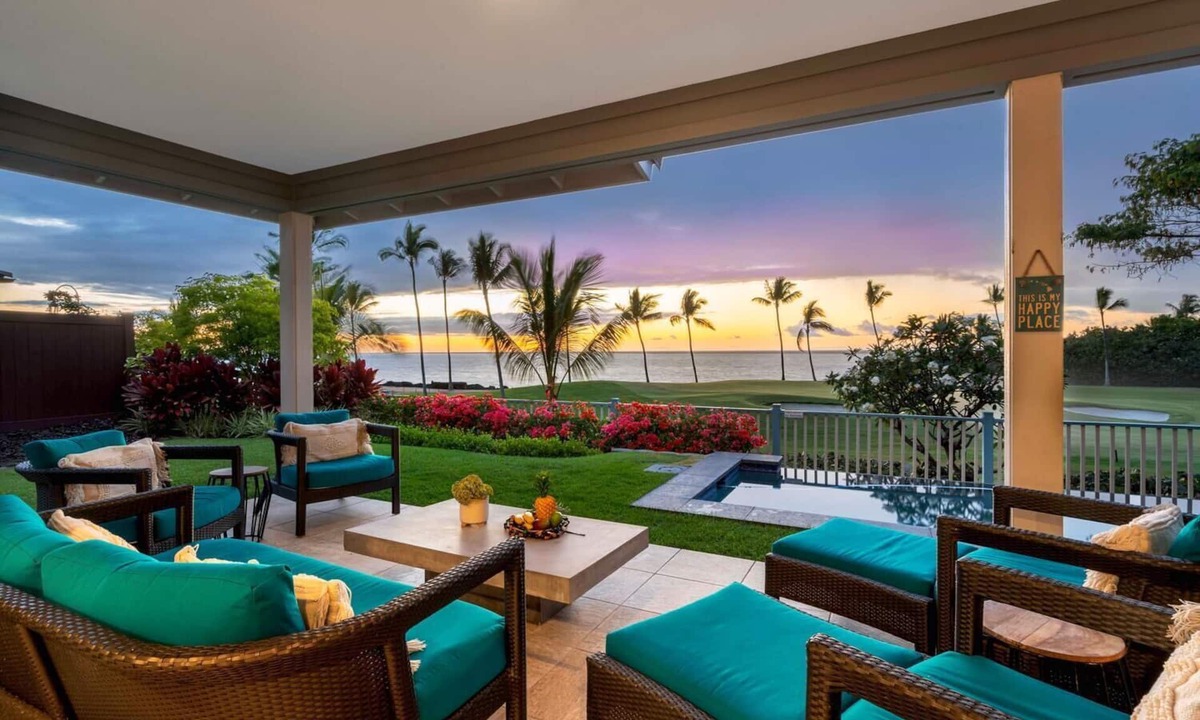 Keauhou House | Holua Kai #26: Luxury Fairway Front Villa w/Pool, Spa, Lanai, AC & Ocean Views