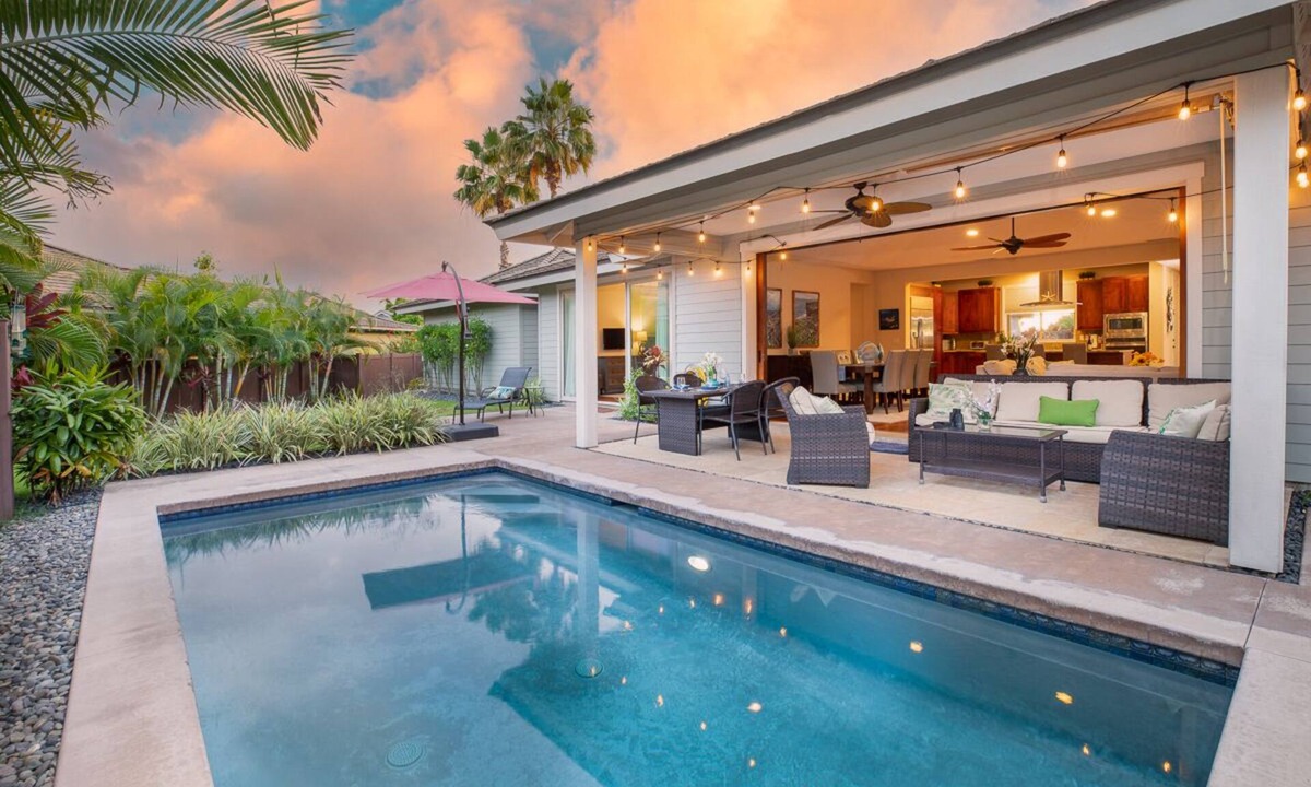 Keauhou House | Holua Kai #32: Luxurious Coastalview Home w/Private Pool, AC: Golf Oceanfront
