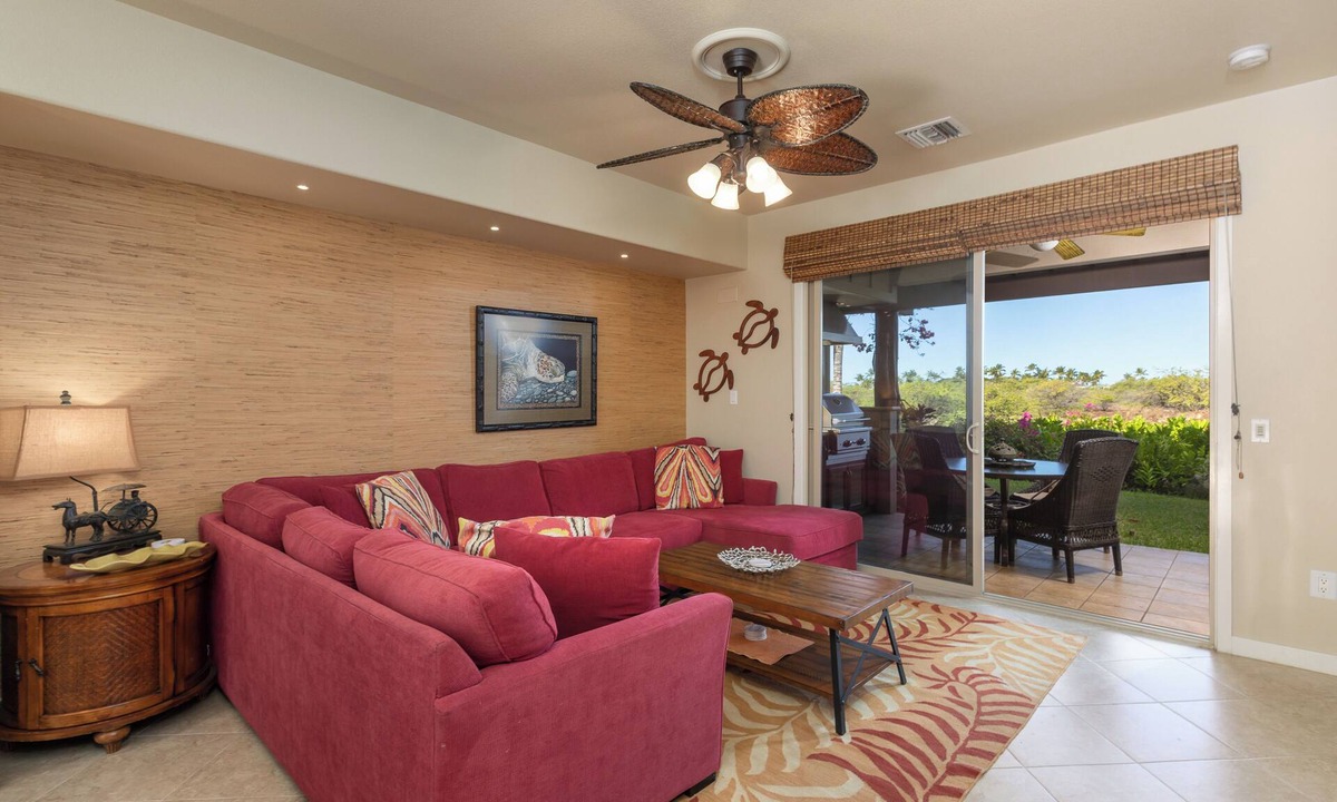 Kamuela Villa | Mauna Lani Palm Villas D2 Corner Unit with Views of Historic Lava Fields