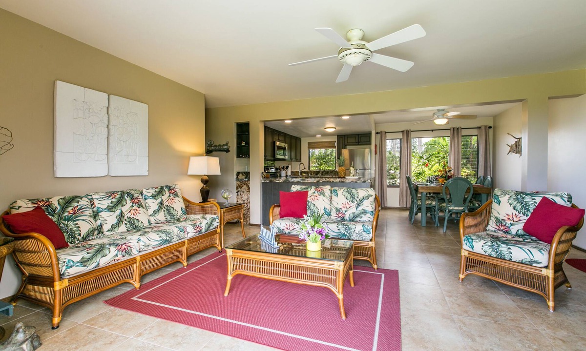 Princeville Condo | Newly Remodeled Ocean View Condo, 2 bedroom, 2 bath, No stairs!