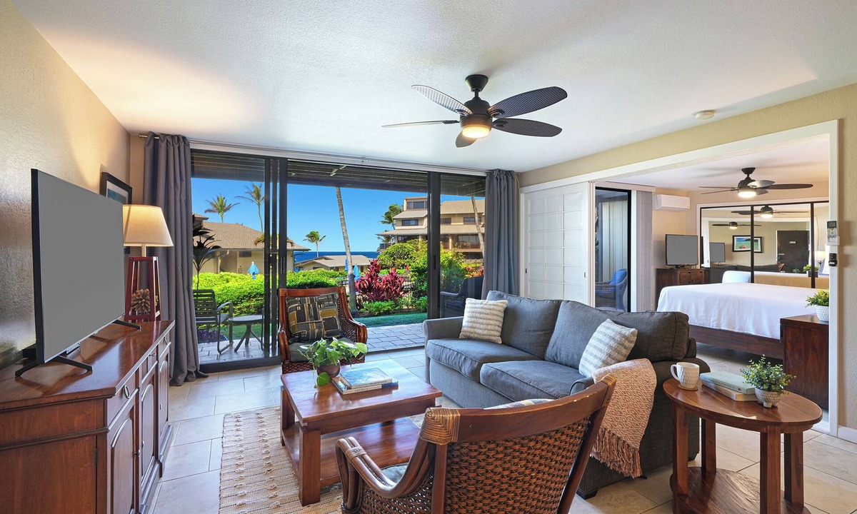 Poipu Condo | Ocean View 3BR at Makahuena | Lanai, Pool, AC
