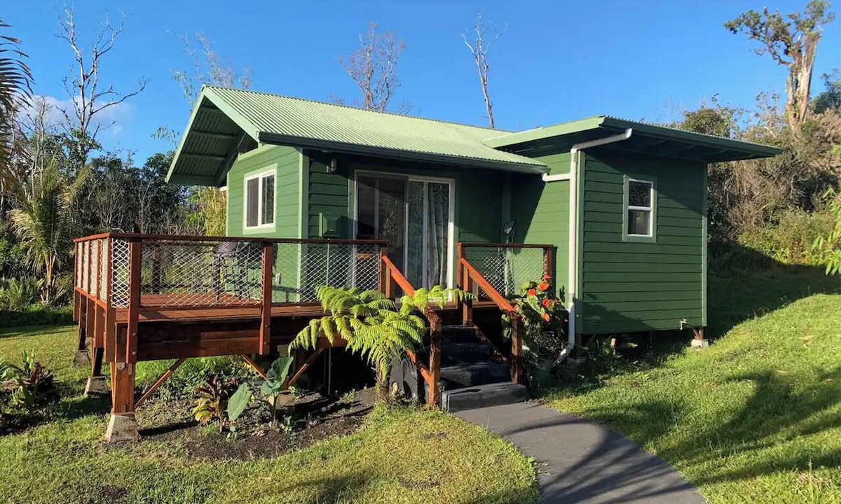 Pahoa Apartment | Puna Rainforest Hot Spring Retreat - Green Bamboo Cottage