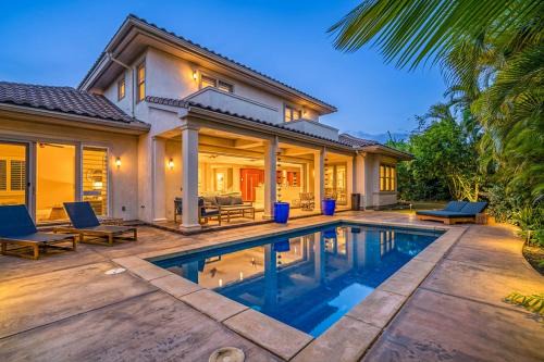 Poipu Villa | Tiki Villa Poipu 5Bd Pool & AC Sleeps 16