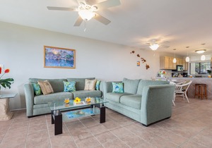 🏖️Keauhou Golf & Ocean View Condo w/AC | Bridge-Level Entry