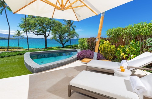 Kamuela Condo | 20% OFF Aug 7-31 Beachfront Unit-Steps to Hapuna Beach, Big Lanai, Plunge Pool