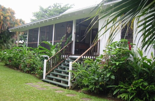 Kilauea Cottage | Beautiful Plumeria Cottage-Anini Beach Plantation Style Home