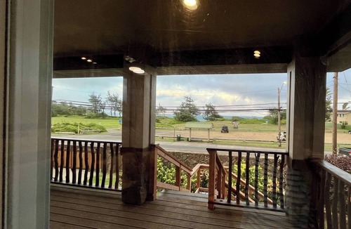 Laie Apartment | Cozy studio in charming Laie, Ocean view, AC, 30 day