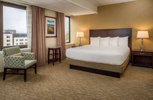 Lloyd District Hotel | DoubleTree by Hilton Hotel Portland 1 King Executive Suite with Living Room