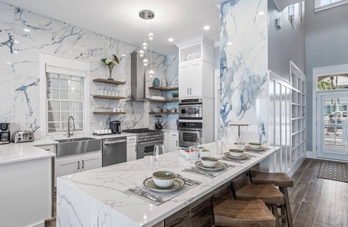 Delos House | DUNE SANDY: NEW, Just Finished! Gulf Front Villa with Private Pool, Sonos, Beach Service, SUP