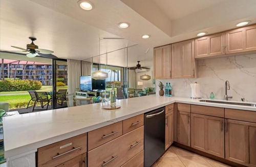 Honokowai Apartment | Ground Floor- Just Renovated, AC & 20 steps to the Ocean