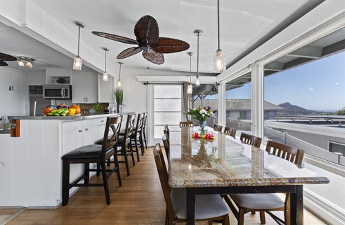 St Louis Heights House | Hale Aloha:Spacious 4BR OceanView Home w/Hot Tub