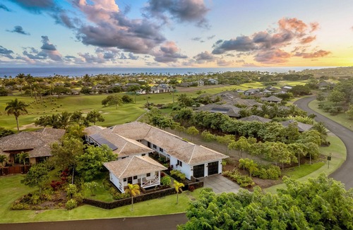 Poipu House | Hale Hikari by Alekona Kauai: 5BR Ocean View Home w AC, private pool, close to shopping, dining