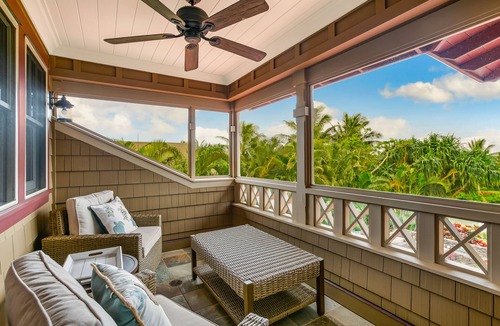 Poipu House | Hale Wai'olu by Alekona Kauai: Luxury 3br ocean view home in Kukuiula, AC, private pool, fire pit