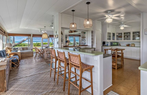Mokuleia House | Historic Hawaii Beachfront Estate w/ Modern Design