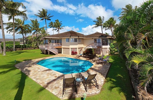 Poipu House | Honu Lani | Private Oceanfront Home + Pool, Elevated Views & A/C