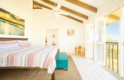 Kahaluu Bay Apartment | King Palm Ocean views King bed walk to beach Free WIFI parking BBQ