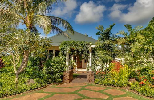 Kukuiula House | Kukui'ula Cottage 8 by Alekona Kauai: 3 Bed Cottage w AC, BBQ, large yard, fire pit