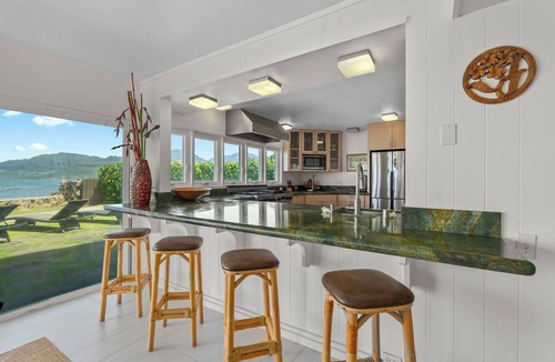 Maili House | Mā’ili Blue Estate by Gather: Oceanfront Retreat w/Beach Access & Sunset Views