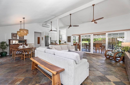 Keauhou House | Manukai Hale: Luxe Golf View, Pool, Boho Charm, & Prime Location Near Heeia Bay