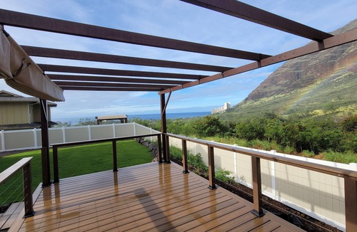 Makaha Valley House | New home. Stunning ocean and mountain views. 5 Minutes from the beach