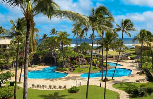 Hanamaulu Condo | Oceanfront Resort, 4 Beautiful Pools, 2 Jacuzzis, Steps to Beach, ocean views!