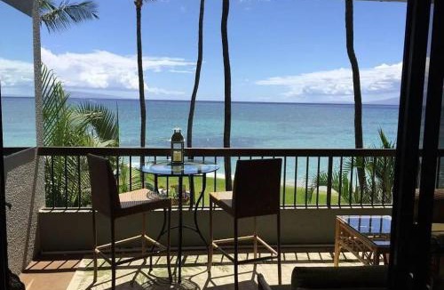 Honokowai Apartment | Oceanfront with Private Beach! Hale Mahina Beach Resort A206