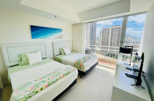 Waikiki Apartment | Penthouse Ocean view Two Bedroom Sleeps eight 2607