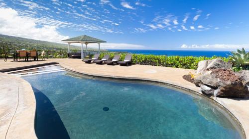 Kailua-Kona House | ❤PiH❤ PACIFIC VISTA RETREAT Luxury Retreat w Ocean Views Heated Pool