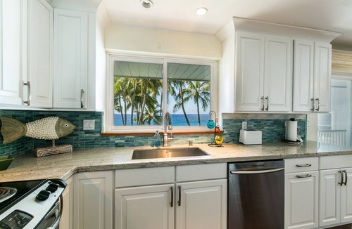 Poipu Condo | Poipu Palms 202.Oceanfront, Palm Trees and the Beautiful Blue Pacific Ocean!