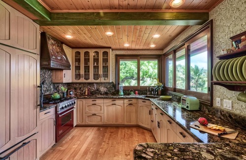 Kilauea House | Private estate on 12 lush acres, ocean views, path to beach!