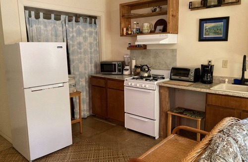 Keaau Apartment | Private Lanai, surrounded by flowers and trees, Near Ocean cliff-side walks
