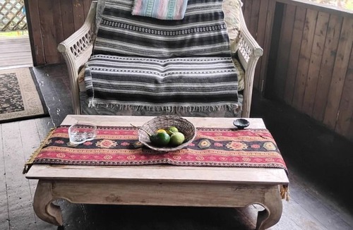 Kapoho Cabin | Secluded Cabin with Private Deck Overlooking Organic Garden in Pahoa, Hawaii