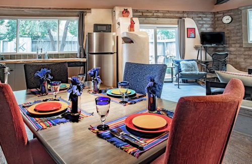 Santa Fe House | Spacious & unique railyard loft w/panoramic balcony views