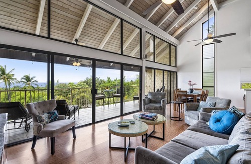 Keauhou Condo | Summer Deal Kona Golf View Vacation Rental with Pool and Ocean Views