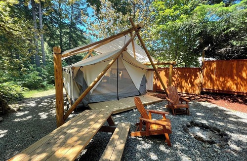 Idleyld Park Cabin | Umpqua National Forest Glamping Tent Pioneer - Near Crater Lake & Umpqua Hot Springs