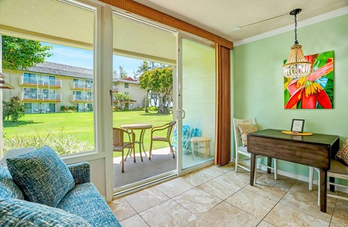 Wailua Apartment | Updated Islander Studio | Ground Floor Convenience