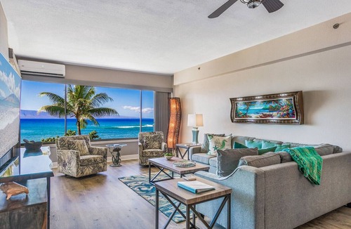 Kahana Condo | UPGRADED-Sands of Kahana #326 OCEANFRONT, 2 Bd Rooms, AC, amazing view, sleeps 6