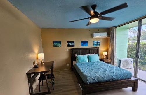 Keaukaha Apartment | Walk to Beach Garden Balcony + Workspace