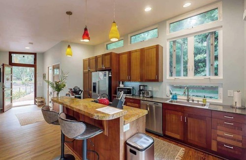 Kehena Beach Estates House | Walk to Kehena Beach From a Tranquil Escape with W/D & WiFi