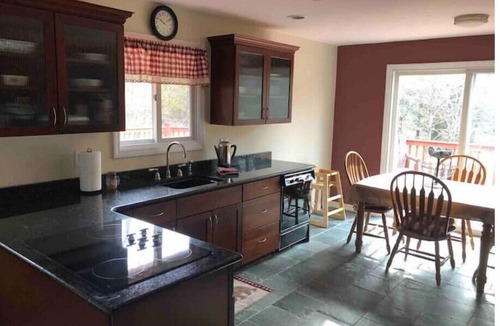 East Windham House | Windham Ski and Country Mountainside home with view of the beautiful mountains.