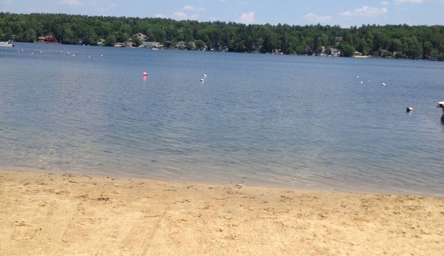 2 bedroom Lake home on Private Road directly across from private community beach in Windham