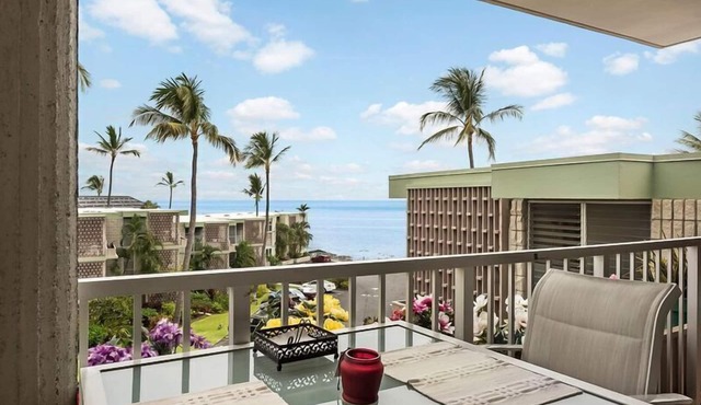🏖️Alii Drive Oceanfront Complex | Top-Floor Ocean View Condo | Alii Villas 324