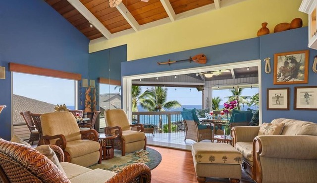 Aloha Condos, Kanaloa at Kona, Condo 1605, Oceanfront, AC