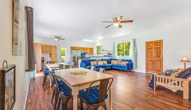 August Special! Beach-Close Big Island Home Built for Gathering