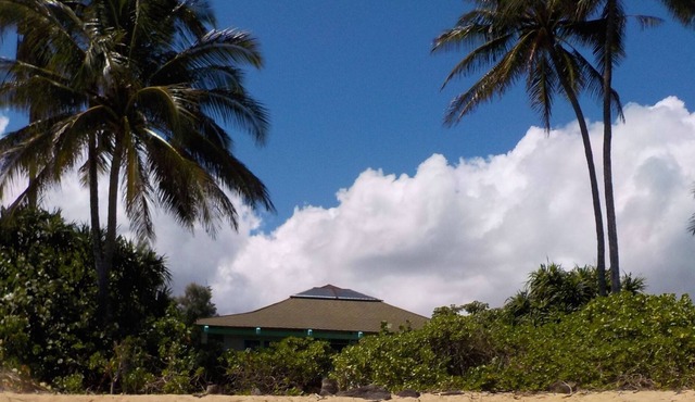 Beachfront traditional Hawaiian home
