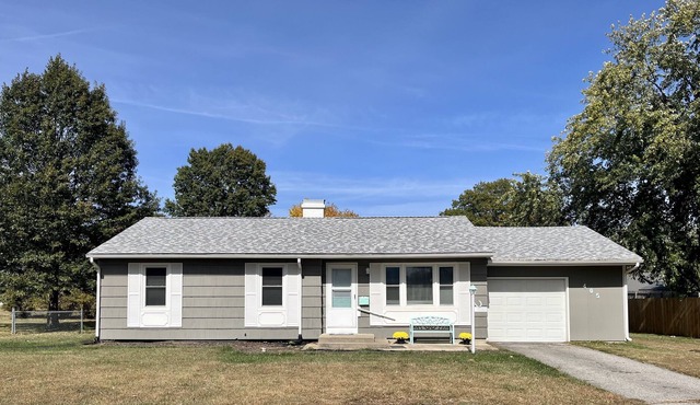 Cute and cozy three-bedroom home central to Missouri Valley College and shopping in Marshall