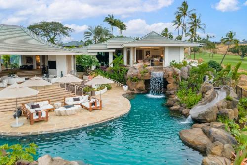 Experience luxury at Hale 'O Ka La in Kamuela, featuring 5 bedrooms and stunning amenities. in Hapuna Beach