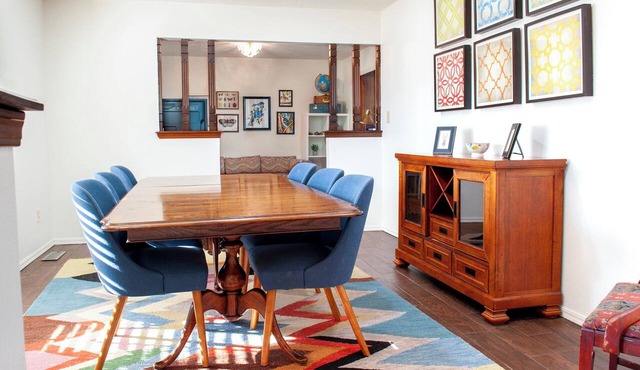 Game Room + Colorful Comfort in Norman
