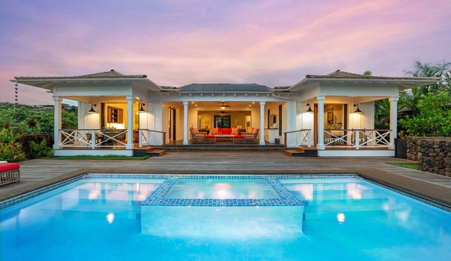 Hale Hikari by Alekona Kauai: 5BR Ocean View Home w AC, private pool, close to shopping, dining in Koloa